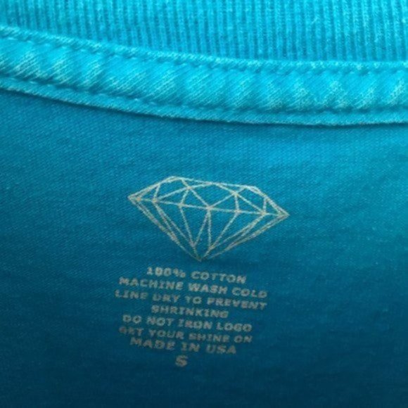 Diamond Life T Shirt Graphic Tee Top Made In USA Short Sleeve 100% Cotton Solid - Picture 4 of 6